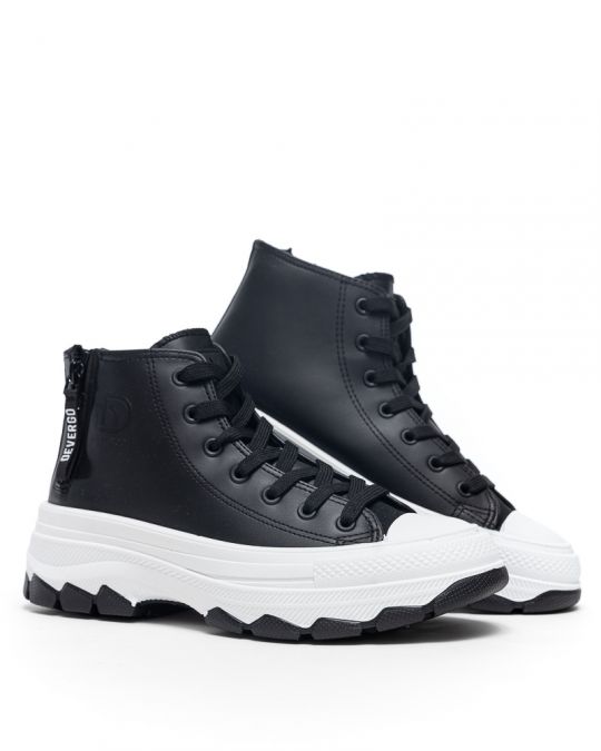 BLACK WOMEN'S SNEAKERS - ROBIN DE25FW3519PU KD