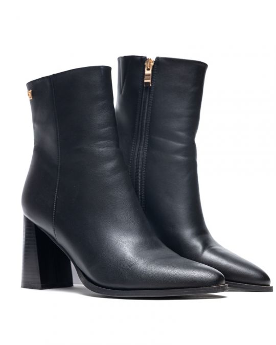 BLACK WOMEN'S HIGH HEELED BOOTS - AMY DE25FW6511PU SH