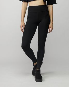 BLACK WOMEN'S LEGGINGS 2D25FW1572LP0201