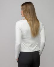 WHITE WOMEN'S LONG SLEEVE T-SHIRT