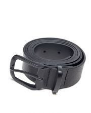 BLACK MEN'S LEATHER BELT