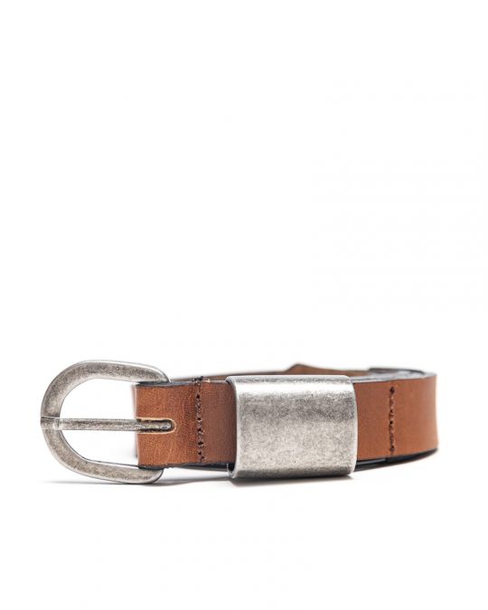 BROWN WOMEN'S LEATHER BELT 2D25FW8582BL2100