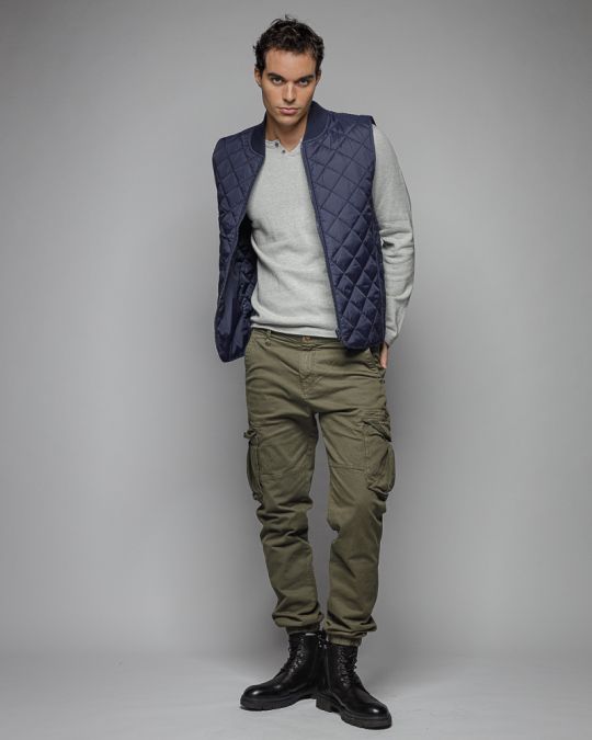 BLUE MEN'S VEST 1D25FW7001SL1600