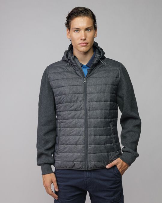 GREY MEN'S TRANSITION COAT 1D25FW7013KA1600