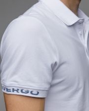 WHITE MEN'S SHORT SLEEVE POLO SHIRT