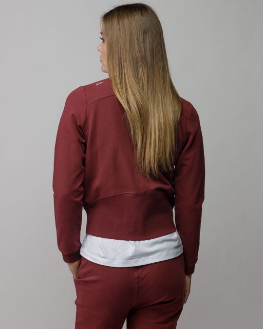 BORDEAUX WOMEN'S ZIP SWEATER 2D25FW4586KA0705