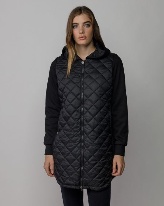 BLACK WOMEN'S TRANSITIONAL COAT 2D25FW7581KA1600