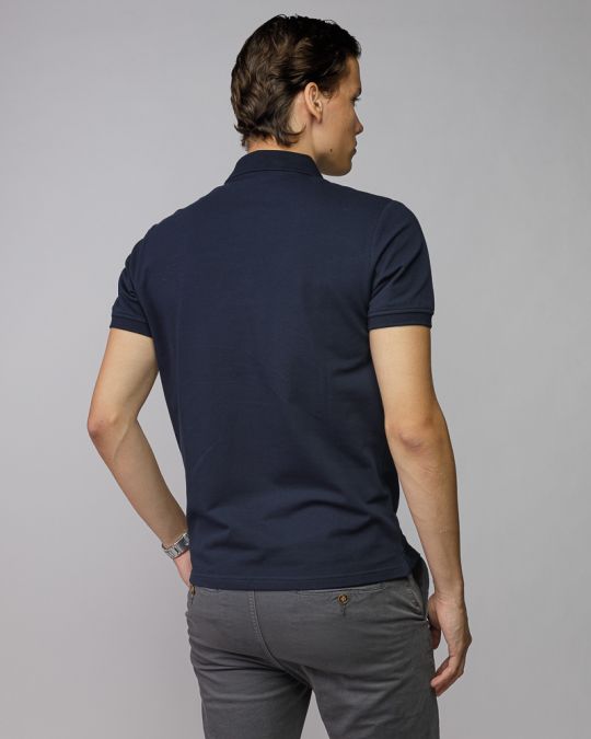 BLUE MEN'S SHORT SLEEVE POLO SHIRT 1D25FW4054SS2405