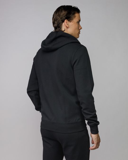 BLACK MEN'S ZIP SWEATER 1D25FW4088KA0701