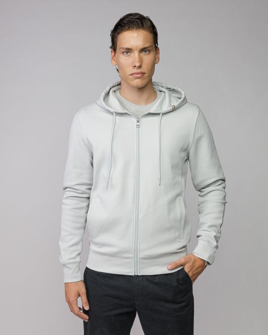 GREY MEN'S ZIP SWEATER 1D25FW4088KA0701