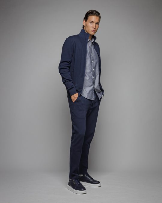 GREY MEN'S OXFORD SHIRT 1D25FW5010LS1301