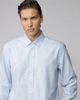 BLUE MEN'S OXFORD SHIRT 1D25FW5010LS1301