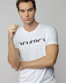 WHITE MEN'S SHORT SLEEVE T-SHIRT 1D25FW4040SS0205