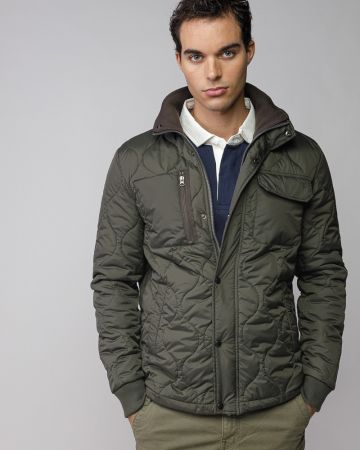 KHAKI MEN'S TRANSITION COAT 1D25FW3040KA1600