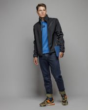 BLACK MEN'S TRANSITION COAT