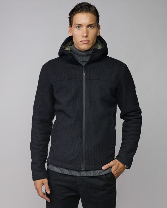 BLACK MEN'S TRANSITION COAT 1D25FW7019KA1101