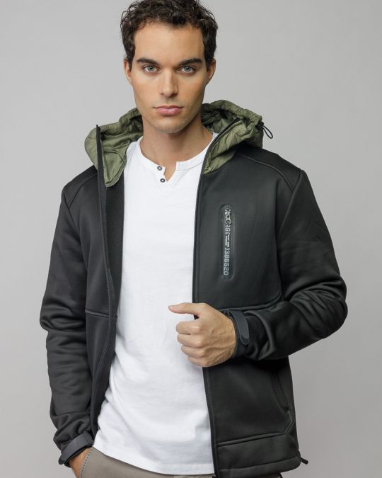 KHAKI MEN'S TRANSITION COAT 1D25FW7006KA1600