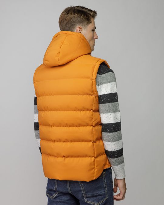 ORANGE MEN'S HOODED VEST 1D25FW7070SL1600