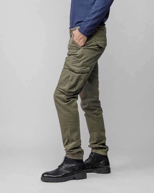 KHAKI MEN'S SIDE POCKET PANTS 1D25FW1003LP6101