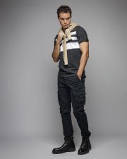 BLACK MEN'S SIDE POCKET PANTS