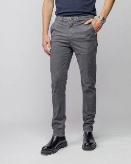 GREY MEN'S CHINO PANTS 1D25FW1001LP6101