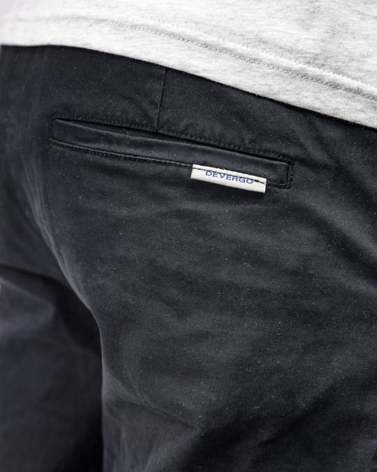 BLACK MEN'S CHINO PANTS 1D25FW1000LP6101