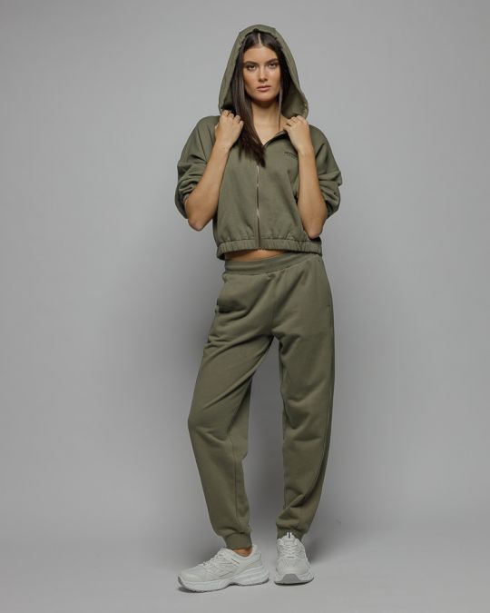 KHAKI WOMEN'S SWEATPANTS 2D25FW1590LP0705