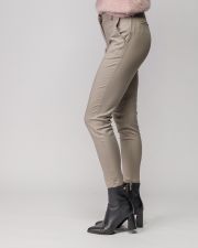 BROWN WOMEN'S CHINO PANTS