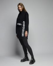 BLACK WOMEN'S KNITTED DRESS