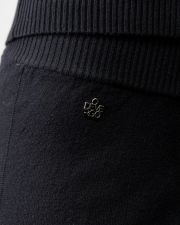 BLACK WOMEN'S KNITTED PANTS