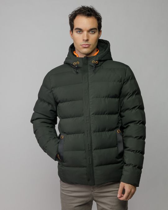 KHAKI MEN'S COAT 1D25FW3070KA1600