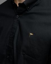 BLACK MEN'S POPLIN SHIRT