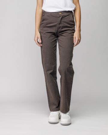 BROWN WOMEN'S CHINO PANTS 2D25FW1542LP6106