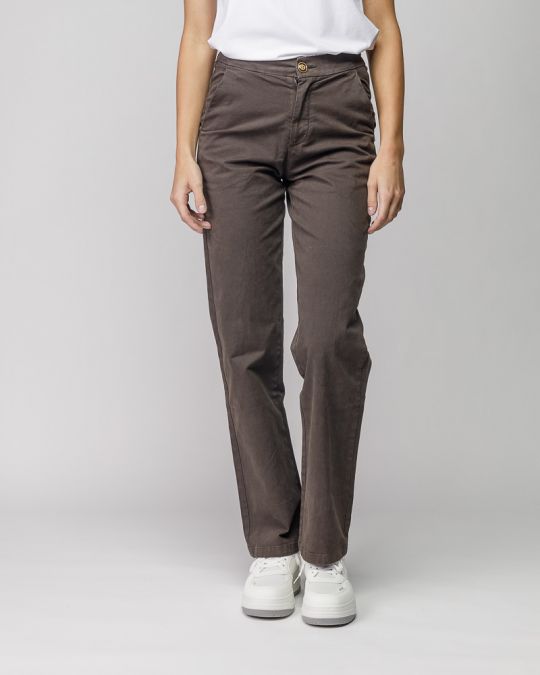 BROWN WOMEN'S CHINO PANTS 2D25FW1542LP6106