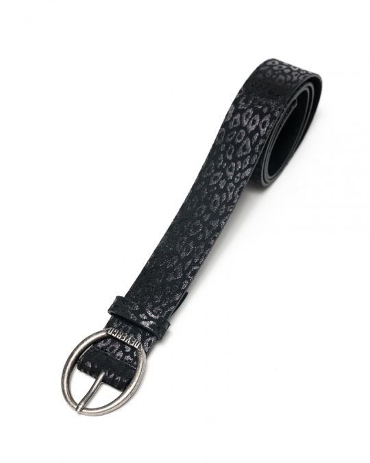 BLACK WOMEN'S LEATHER BELT 2D25FW8581BL2100