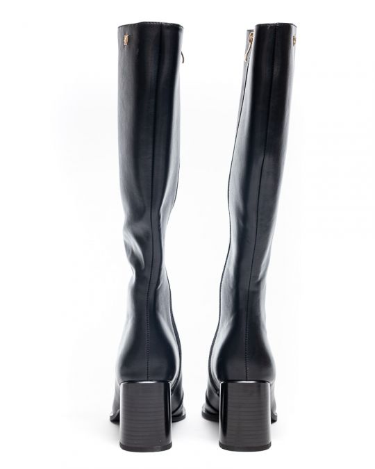 BLACK WOMEN'S HIGH HEELED BOOTS - LUCIA DE25FW6554PU SH
