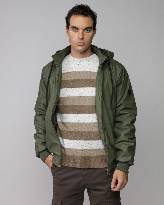 KHAKI MEN'S JACKET 1D25FW3027KA1600