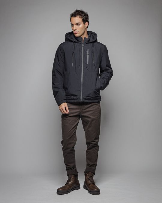 BLACK MEN'S JACKET 1D25FW3028KA1600