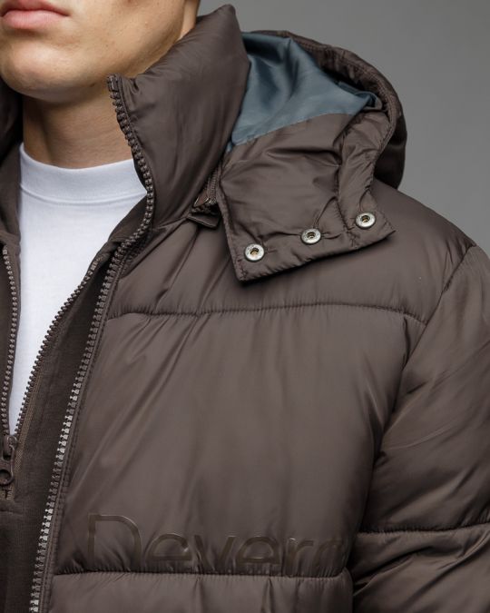 BROWN MEN'S COAT 1D25FW3008KA1600