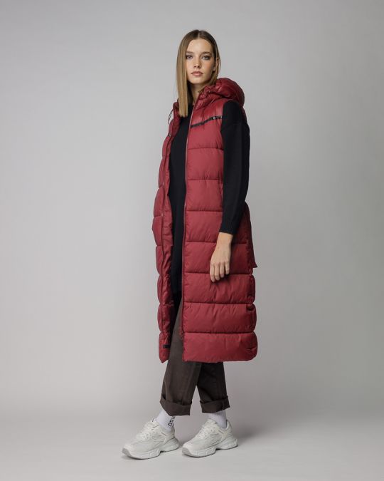 BORDEAUX WOMEN'S LONG VEST 2D25FW7520SL1600