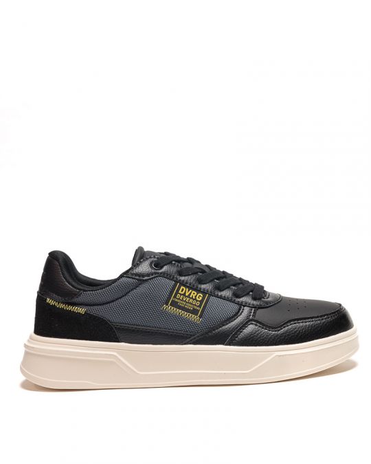 BLACK MEN'S SNEAKERS - FLROSSA DE25FW5015PU RN