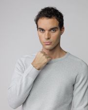 GREY MEN'S KNITTED SWEATER