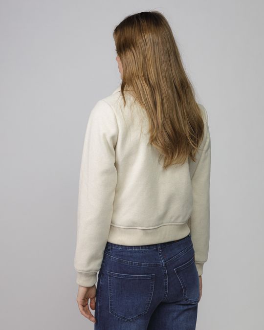 WHITE WOMEN'S FABRIC JACKET 2D25FW3582KA8100