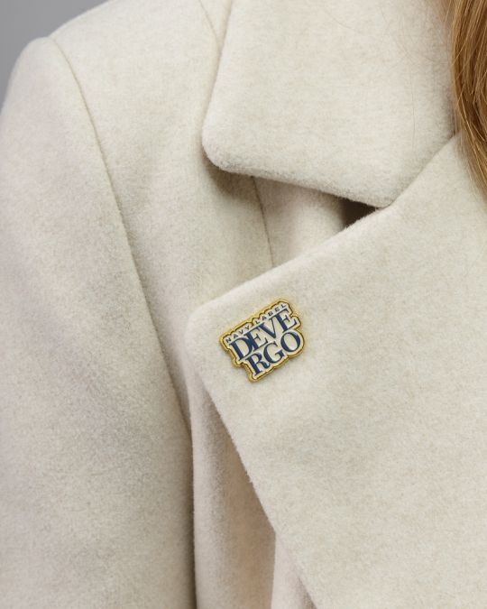 WHITE WOMEN'S FABRIC COAT 2D25FW3594KA8100