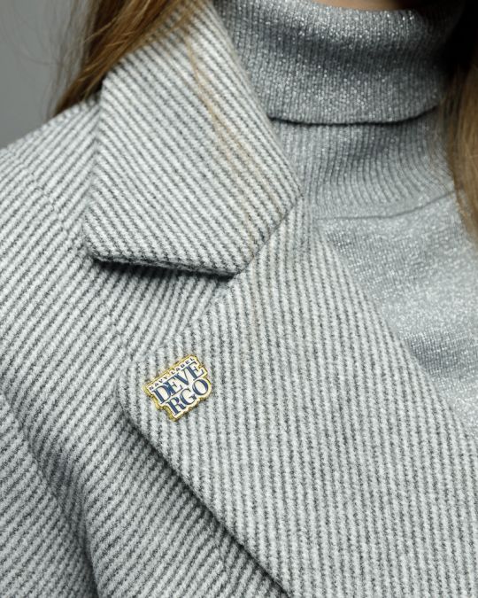 GREY WOMEN'S FABRIC COAT 2D25FW3594KA8100