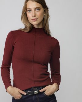 BORDEAUX WOMEN'S KNITTED SWEATER 2D25FW6522LS1101