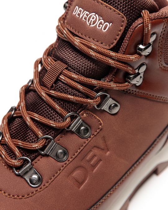 BROWN MEN'S BOOTS - HERCULES DE25FW1059PU RN