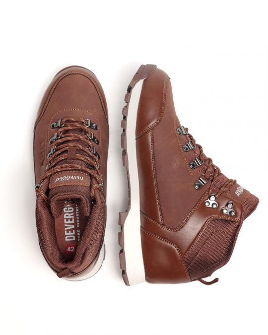 BROWN MEN'S BOOTS - HERCULES DE25FW1059PU RN