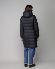 BLACK WOMEN'S LONG WINTER COAT