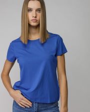 BLUE WOMEN'S SHORT SLEEVE T-SHIRT